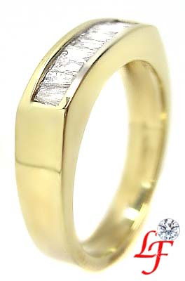 75 Ct Baguette Cut Diamond Wedding Anniversary Band